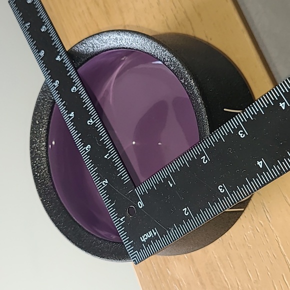 NEW Rae Dunn Black Potion Dish with Purple Interior - Picture 5 of 5